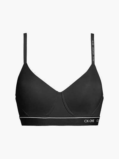 Calvin Klein Underwear HU414734 | Calvin Klein CK ONE Női String Bralette Fekete